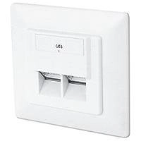 DIGITUS flush-mounted box Cat6 2xRJ45 shielded