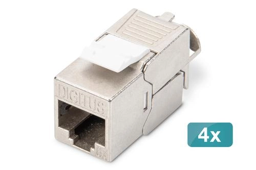 DIGITUS Keystone Jack Cat6A/RJ45-LSA geschirmt 500MHz
