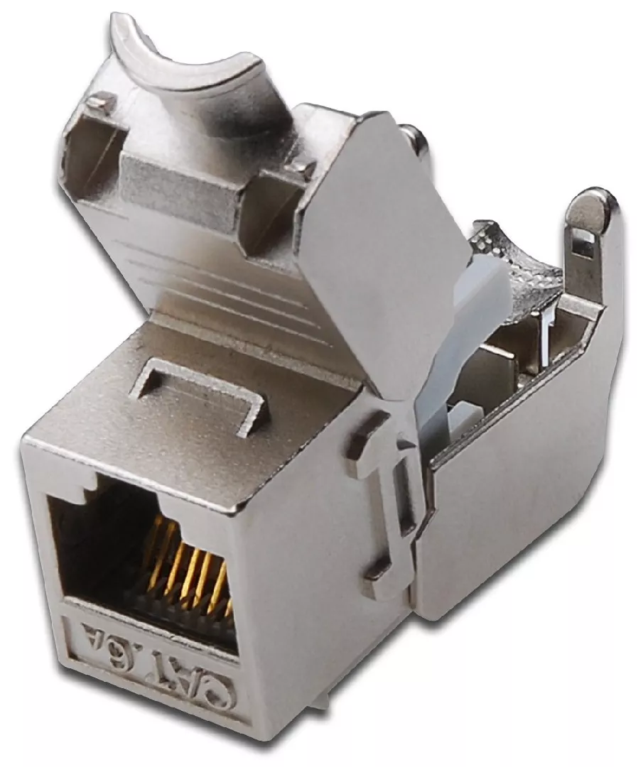 Keystone RJ45 STP Cat.6а Silver