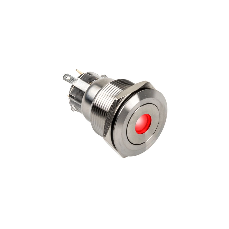 DimasTech DimasTech Vandalismusschalter/-taster 22mm  Silverline Dot