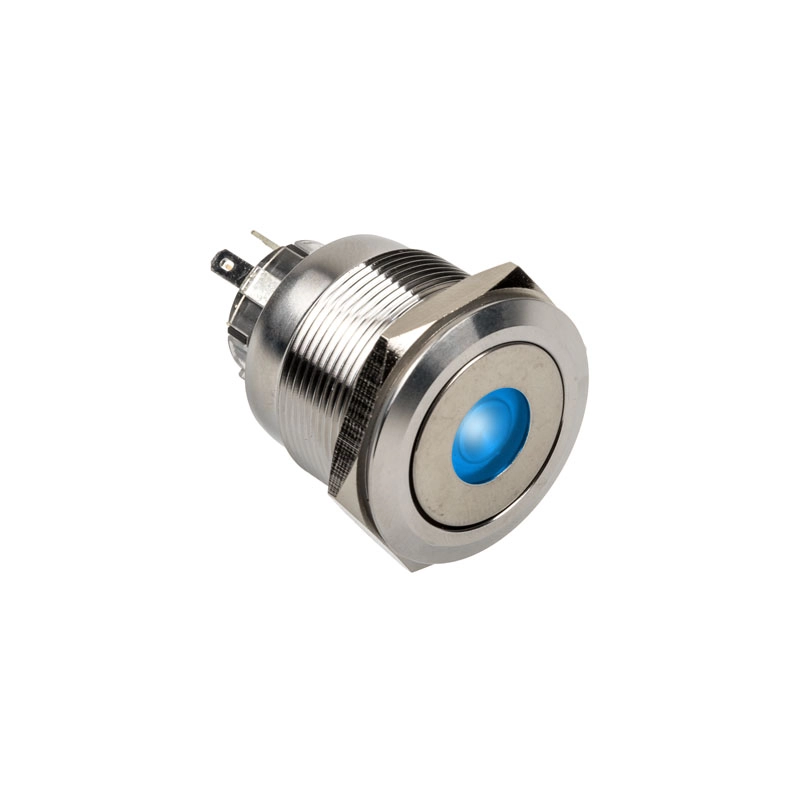 DimasTech Vandalismusschalter/-taster 25mm Silverline Dot -