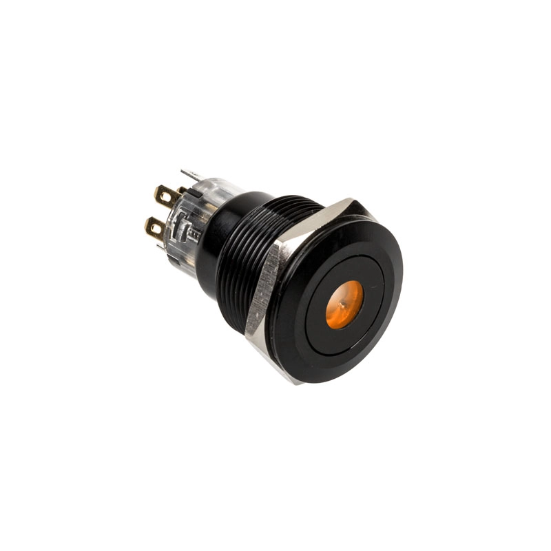 DimasTech DimasTech Vandalismusschalter/-taster 22mm  Blackline Dot