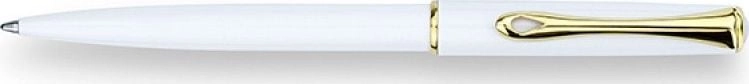 Diplomat Traveler ballpoint pen  white/gold twm_490861