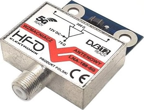RTV Dipol antenna SHIELDED ANTENNA AMPLIFIER