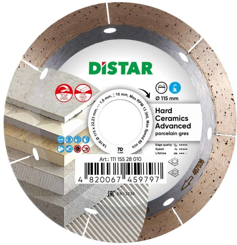 DISTAR TARCZA DIAMENTOWA HARD CERAMICS ADVANCED
