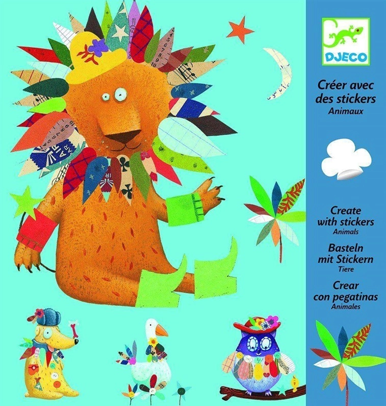 DJECO Creative set with stickers -