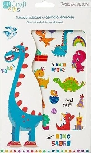 Glow in the dark dinosaur tattoos