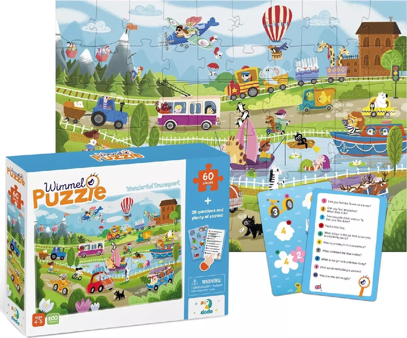 Dodo Puzzle ``The Wonderful Transport`` Cards