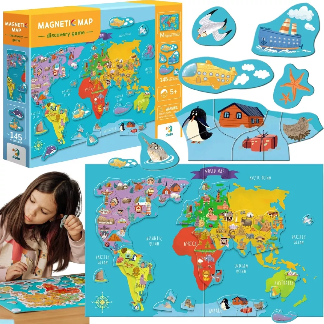 Dodo MAGNET SET MAGNETIC "WORLD