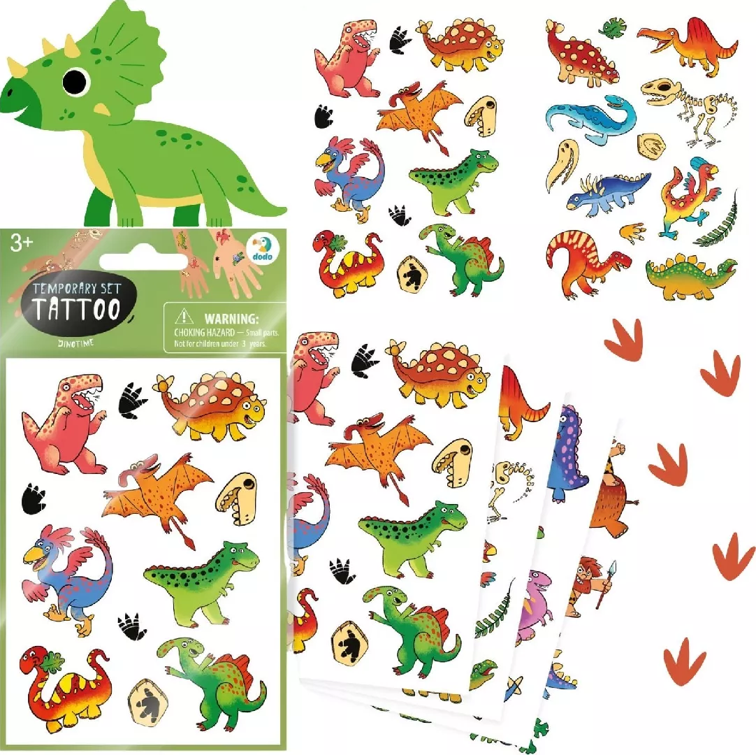 Dinosaurs tattoo set DOB6472 06472 14419106