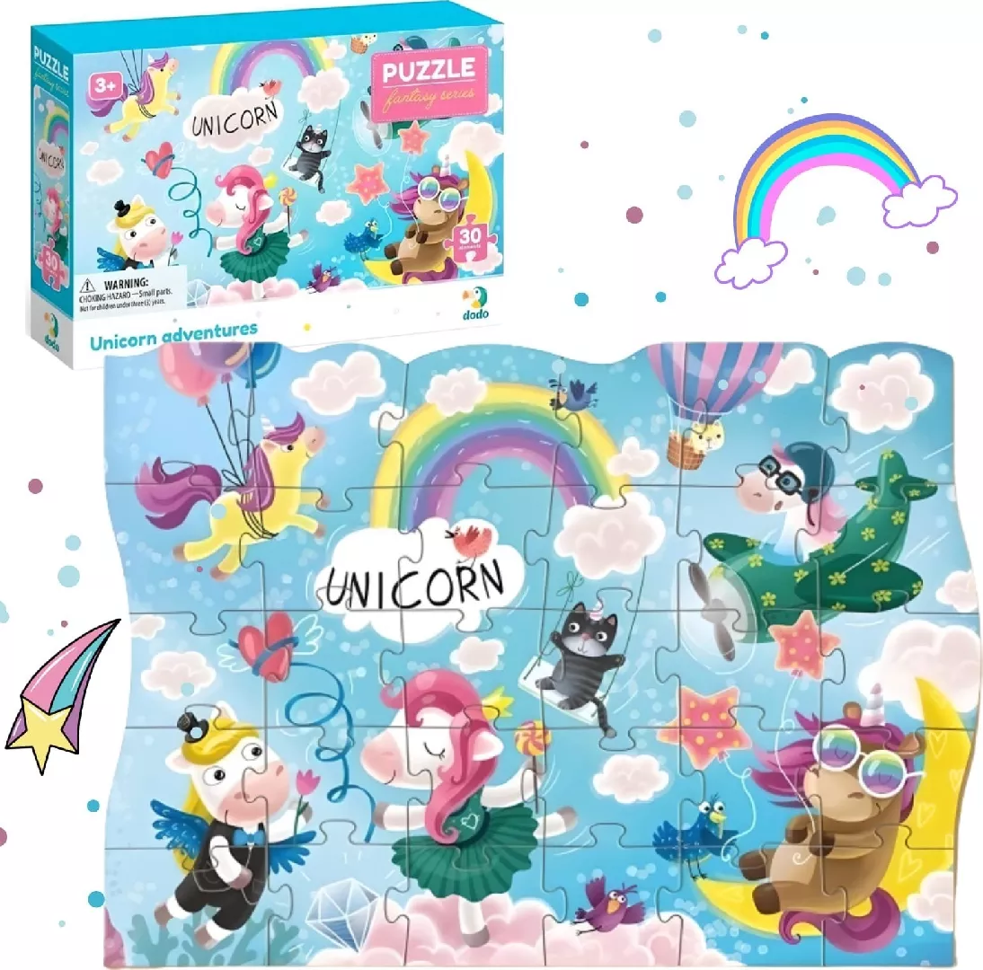 Puzzle 30 Unicorn adventures 14419124 4820198243562