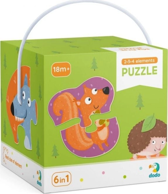 Dodo Puzzle 2-3-4 Forest animals 406195