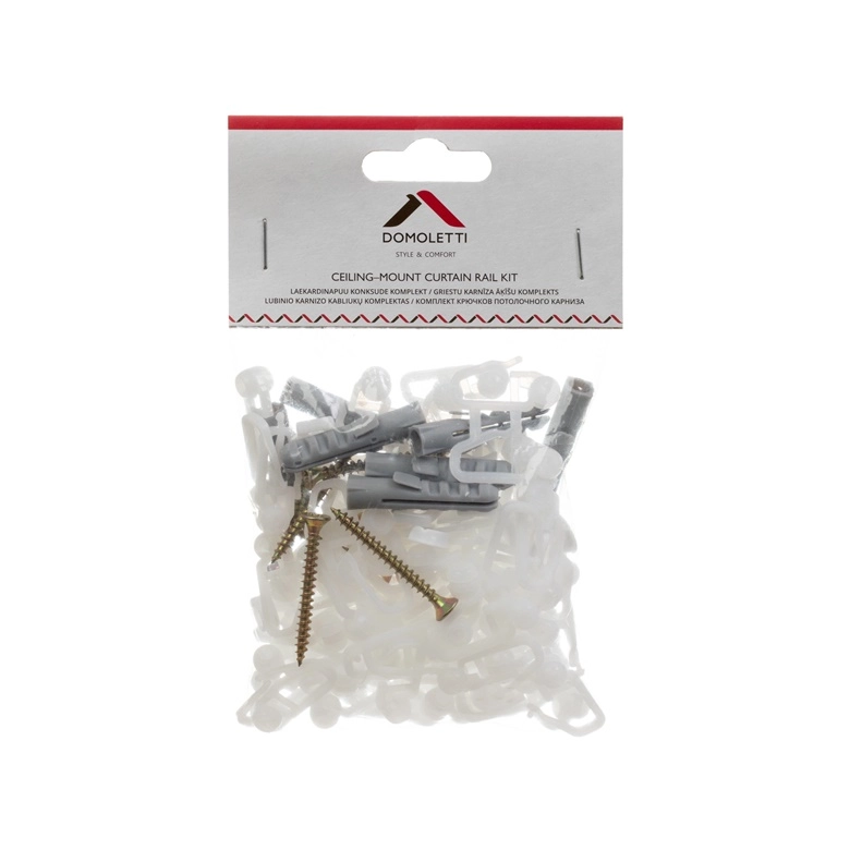 CEILING CURTAIN TRACK HOOKS SET 2/3