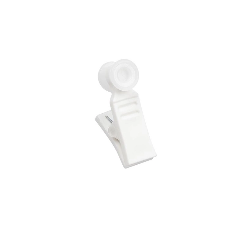 CLIPS FOR RAIL PLASTIC WHITE (30)