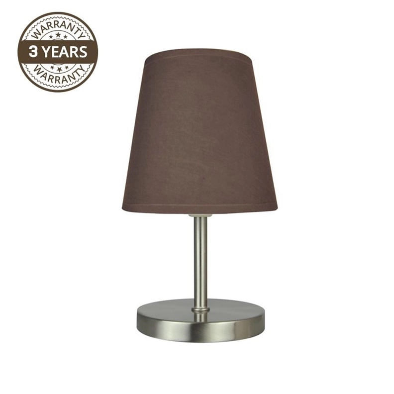 TABLE LAMP T18013-D13 40W E14 BROWN