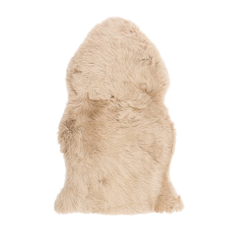 SHEEP FUR SHEEPSKIN RUG 60X90CM MOCHA