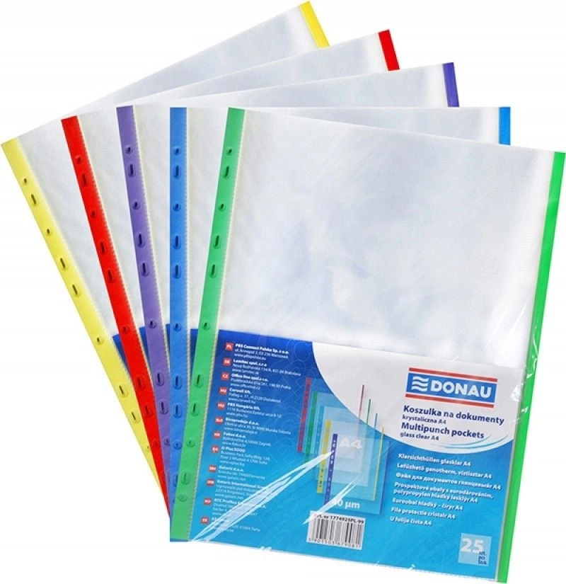 Donau DONAU document sleeves  PP  A4