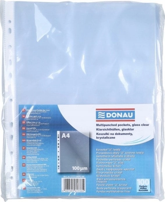 Donau DONAU document sleeves  PP  A4
