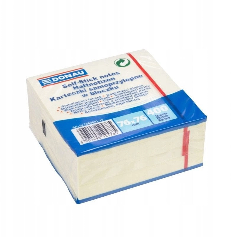 DONAU self-adhesive cube  76x76mm  1x400 cards