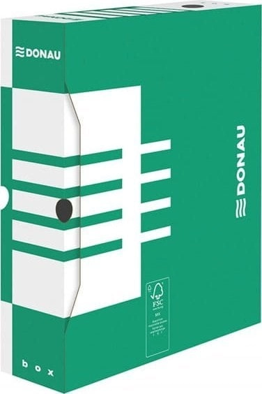 Donau PUDŁO ARCHIWIZACYJNE 80mm 80x340x297mm ZIELONE