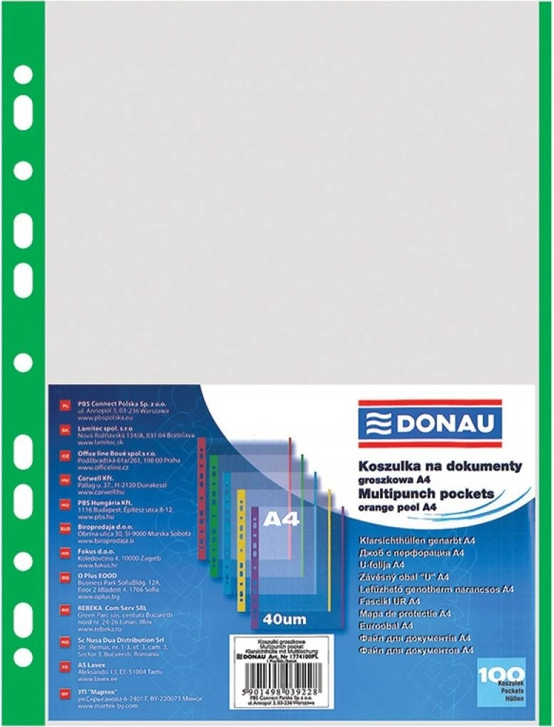 Donau A4 crystal document sleeve with