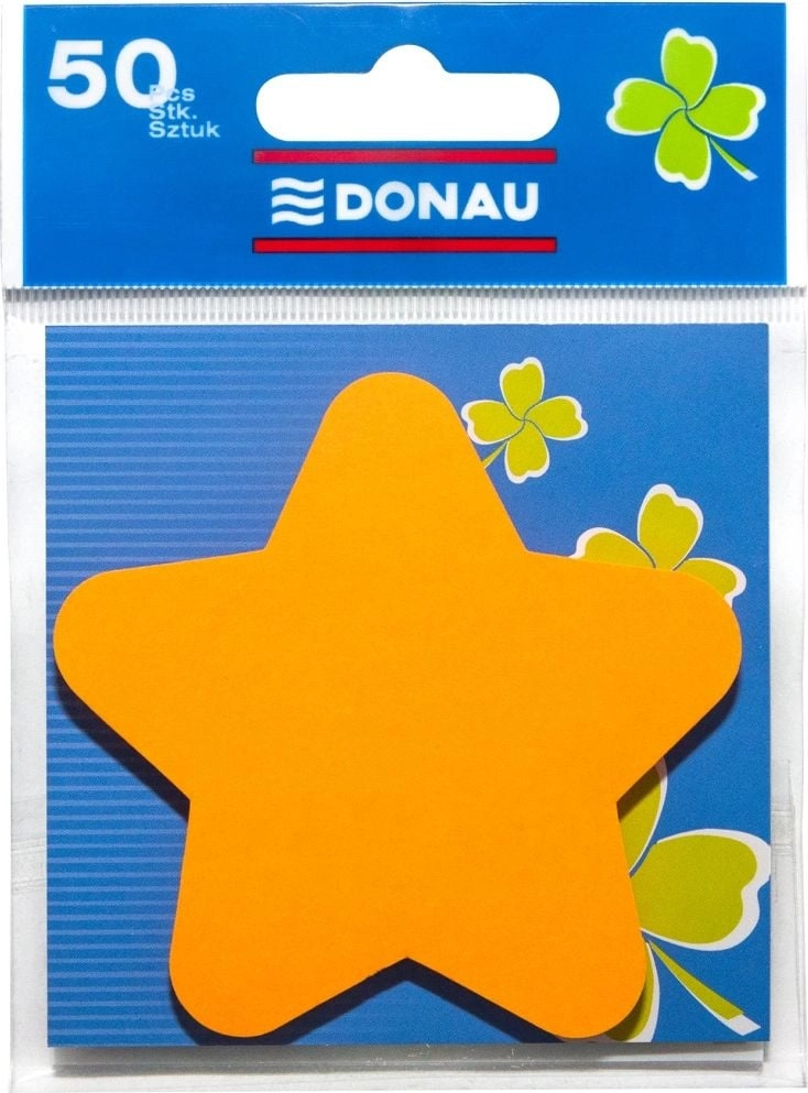 Donau Self-adhesive notebook  orange star  50