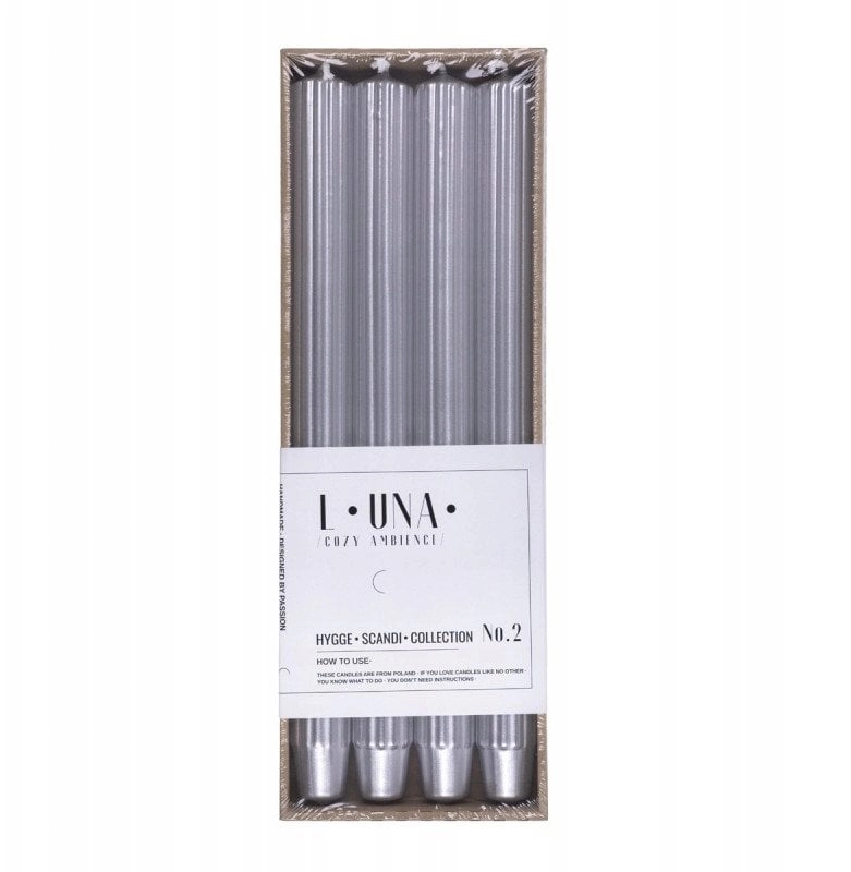 Long grooved table candle DONAU HOME