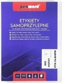 Self-adhesive labels A4/100K 8x105x74mm 5901812788801