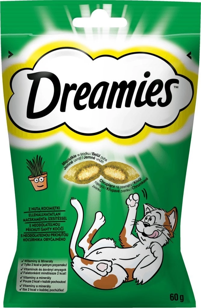 DREAMIES with a Catnip - cat