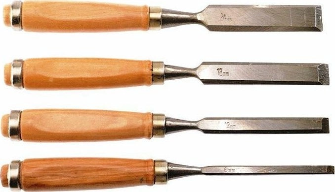 Drel DREL FLAT WOOD CHISELS SET