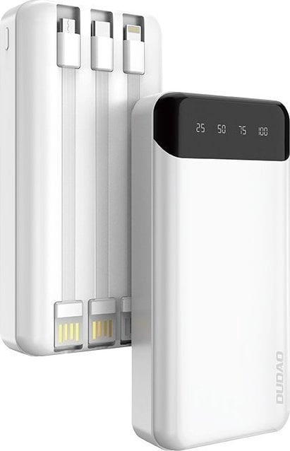 Dudao capacious powerbank with 3 built-in