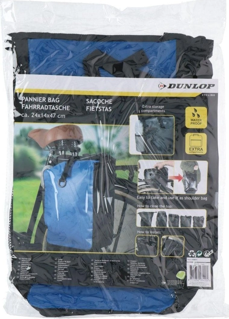 Dunlop Torba rowerowa na bagażnik wodoszczelna
