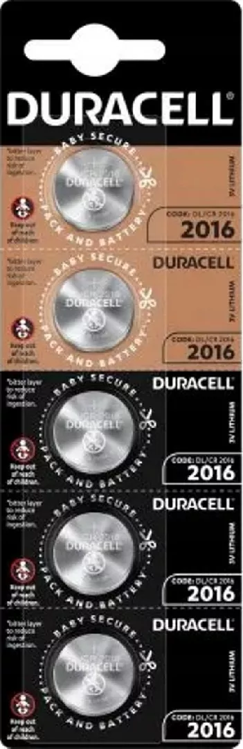 Duracell Batterie Lithium Knopfzelle CR2016 3V