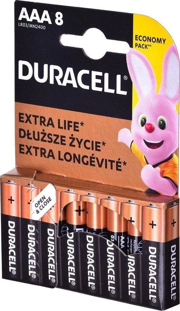 Duracell Main MN2400 BL8 AAA Alkaline