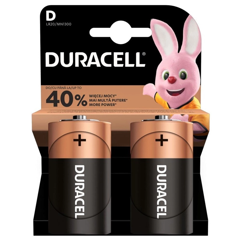 Duracell Battery D/R20 2 pcs. 000051416991