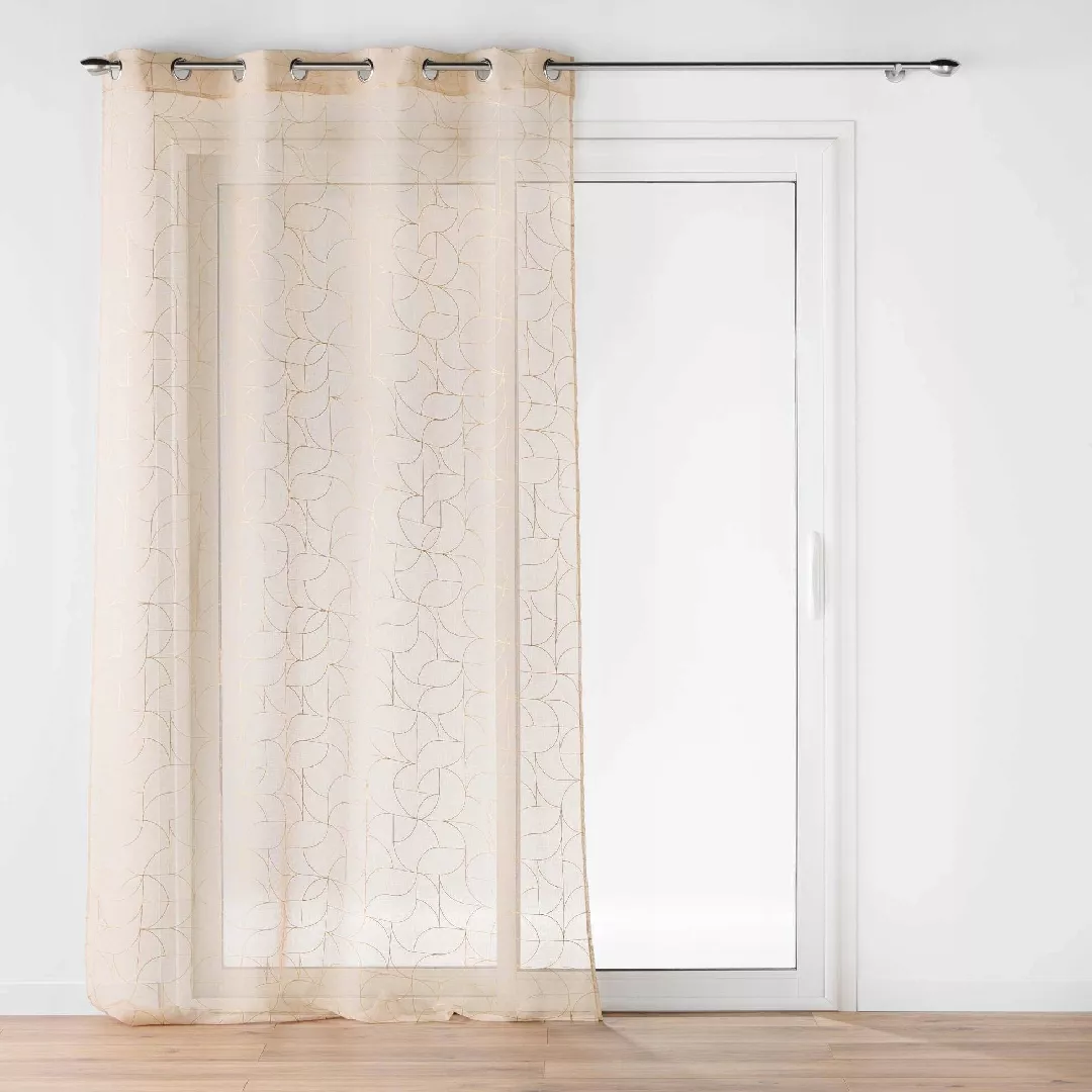Dymo Curtain with eyelets with gold