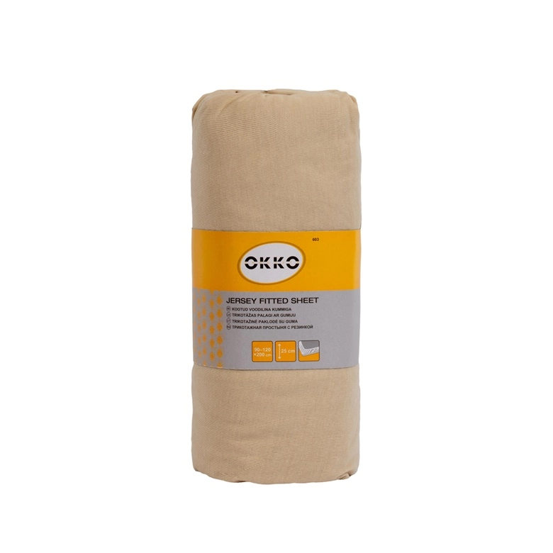 BED SHEET POLYCOTT 120X200+25CM SAND603 14974665