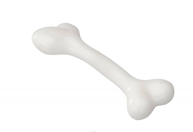 EBI Zabawka Rubber Bone Biała/Wanilia M