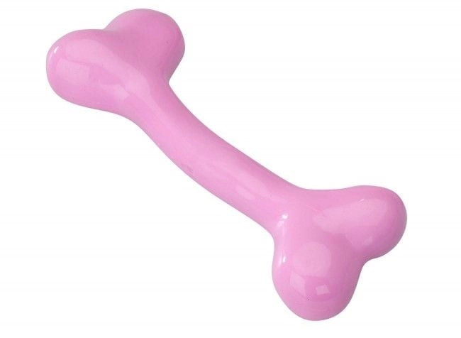 EBI Zabawka Rubber Bone Różowa/Truskawka M