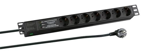 19 1U power strip 7 x