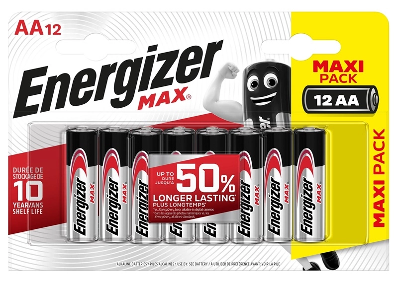 ENERGIZER MAX AA B12 1.5V