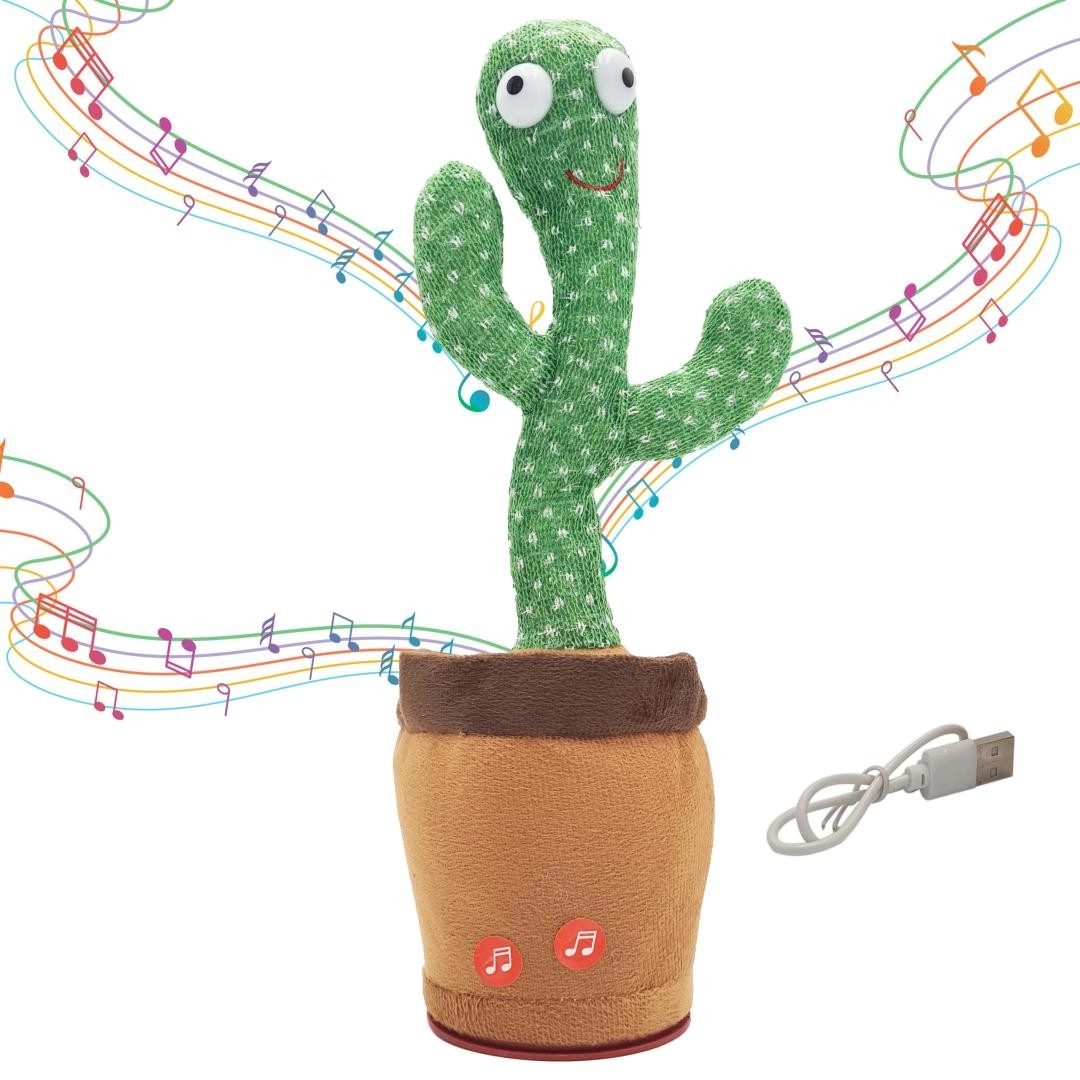 EXTRALINK TOYS DANCING SINGING CACTUS TOY