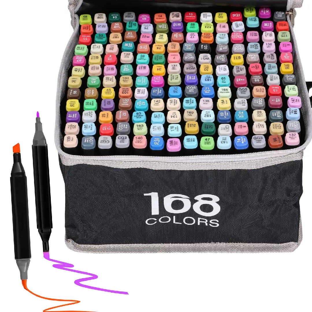 Extralink Alcohol Marker Set felt-tip pens