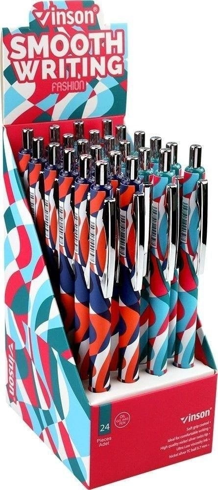 Automatic ballpoint pen. Fashion K38 blue