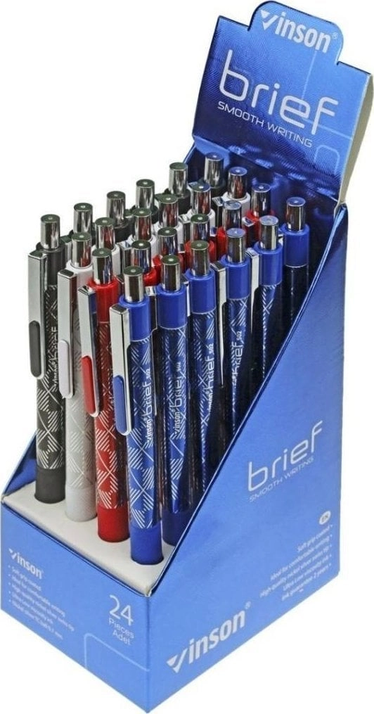 Automatic ballpoint pen. Brief 502 blue