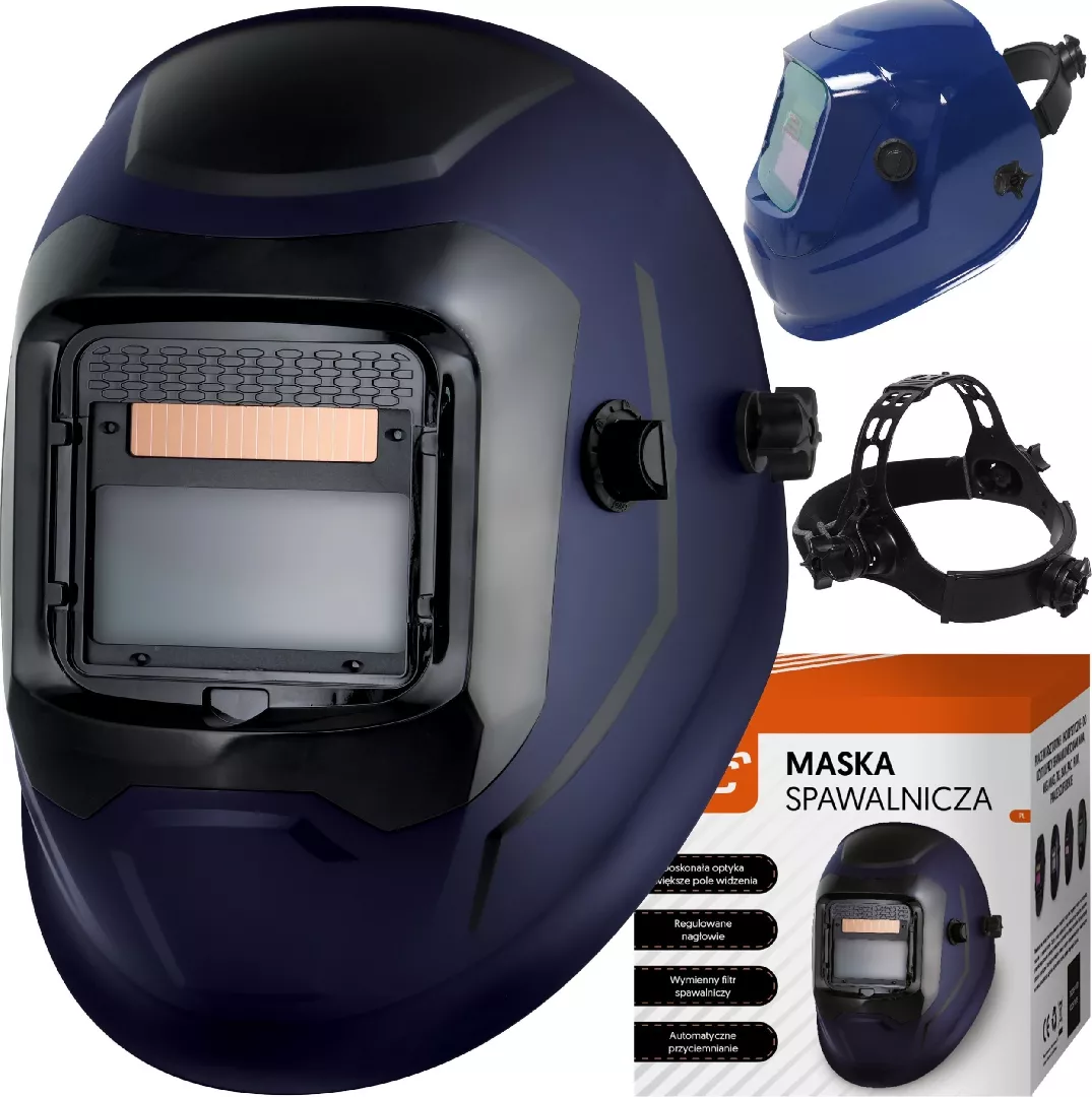 PAX auto-darkening welding mask with DIN