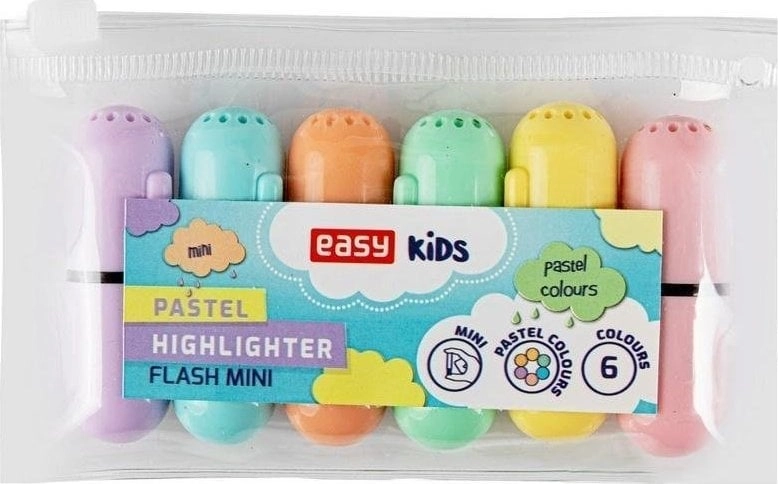 Flash mini highlighter 6 colors EASY