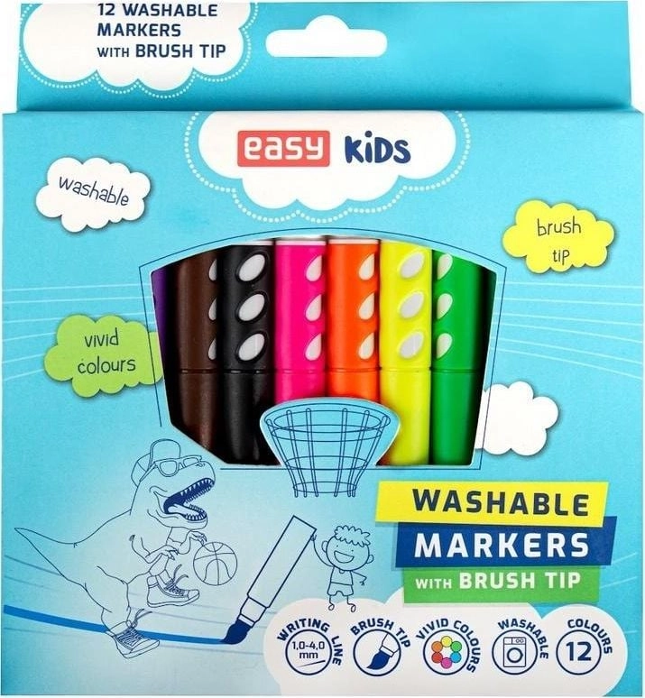 Erasable markers 12 colors EASY 443389
