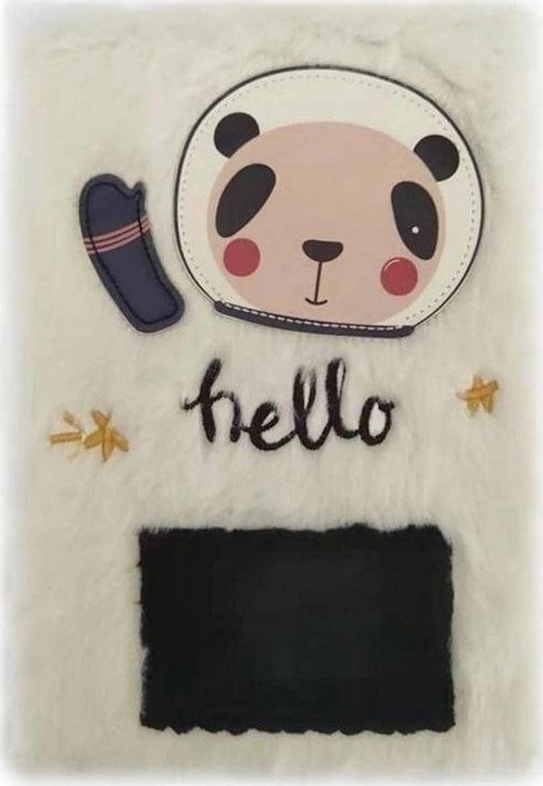 Plush notebook A5/80K Panda EASY 485640