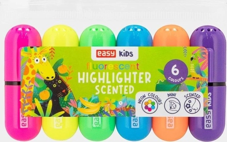 Flash Mini highlighter 6 scented colors